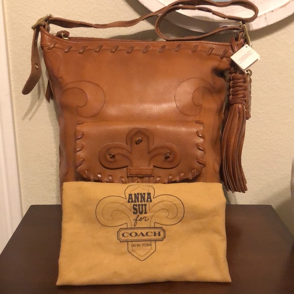 Anna Sui x Coach Fleur de Lis Duffel Sac LE Bag - Picture 11 of 14